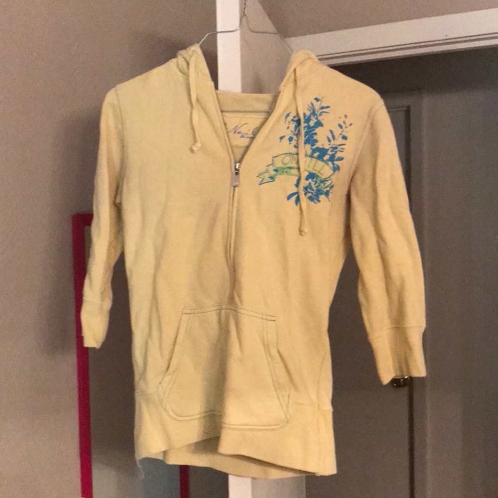 3/4 sleeve hoodie